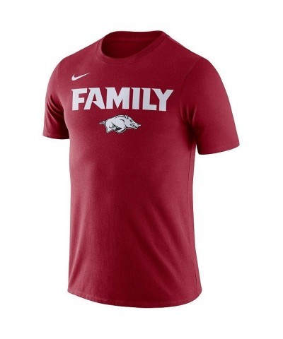 Men's Cardinal Arkansas Razorbacks Family T-shirt $15.11 T-Shirts