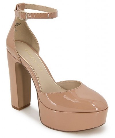 Women's Tatum Platform Pumps Tan/Beige $73.01 Shoes