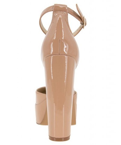 Women's Tatum Platform Pumps Tan/Beige $73.01 Shoes