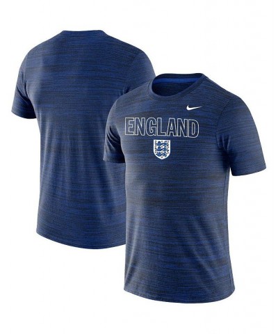 Men's Navy England National Team Lockup Velocity Legend Performance T-shirt $26.49 T-Shirts