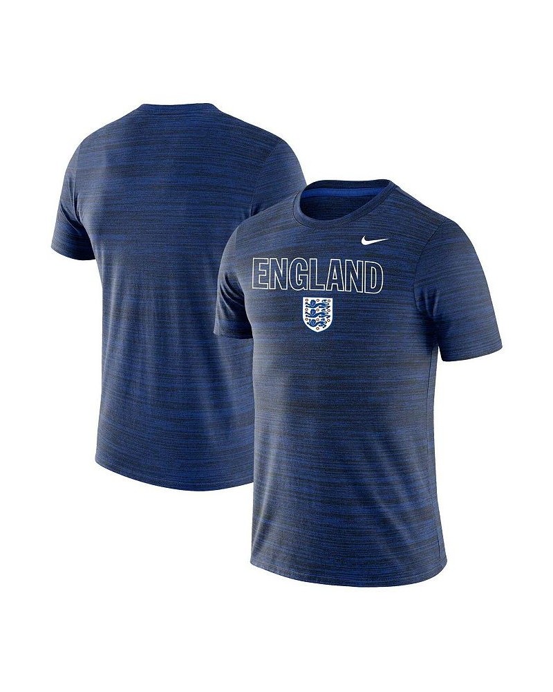 Men's Navy England National Team Lockup Velocity Legend Performance T-shirt $26.49 T-Shirts