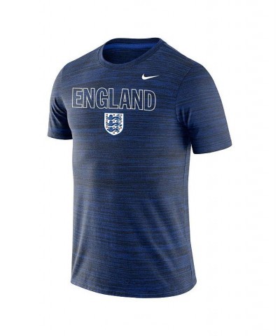 Men's Navy England National Team Lockup Velocity Legend Performance T-shirt $26.49 T-Shirts