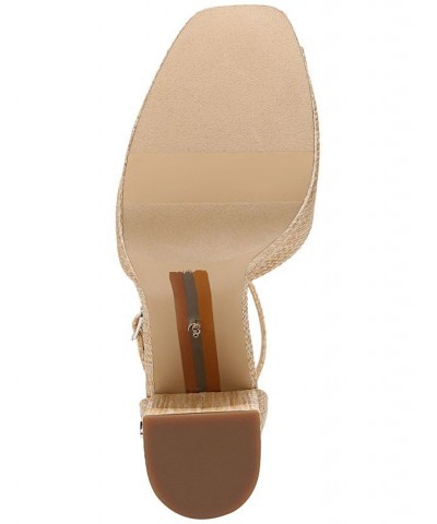 Kori Ankle-Strap Platform Dress Sandals Tan/Beige $73.10 Shoes