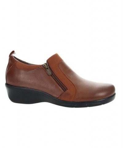 Women's Wendy Dress Flats Brown $32.99 Shoes