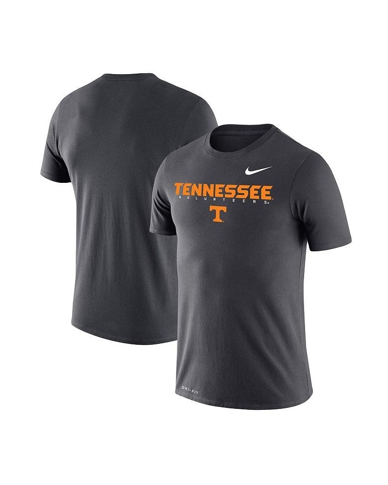 Men's Charcoal Tennessee Volunteers Facility Legend Performance T-shirt $20.50 T-Shirts