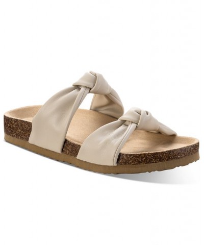 Astrid Knotted Sandals Tan/Beige $20.25 Shoes