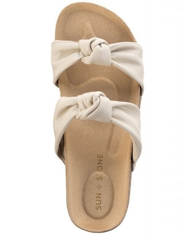 Astrid Knotted Sandals Tan/Beige $20.25 Shoes