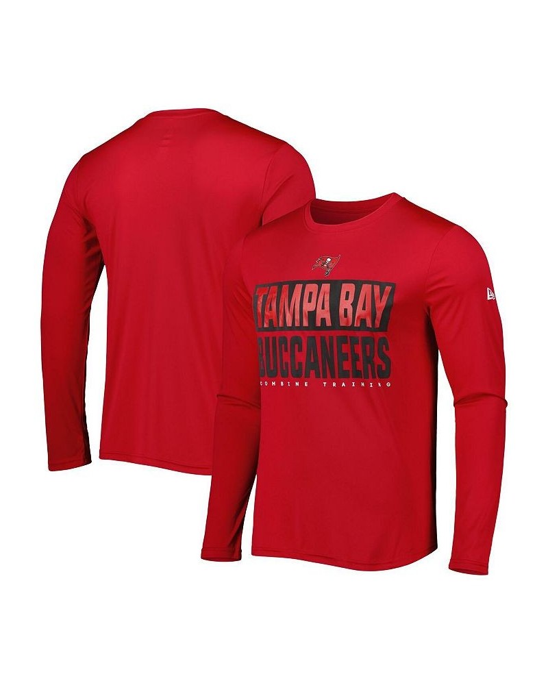 Men's Red Tampa Bay Buccaneers Combine Authentic Offsides Long Sleeve T-shirt $24.07 T-Shirts