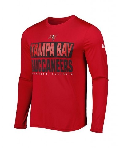 Men's Red Tampa Bay Buccaneers Combine Authentic Offsides Long Sleeve T-shirt $24.07 T-Shirts