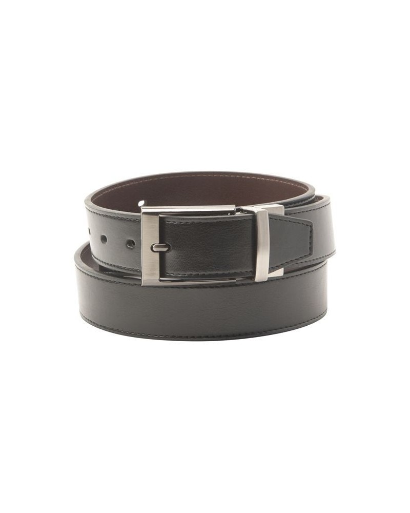 Big-Tall Leather Reversible Men's Belt Multi $23.46 Belts