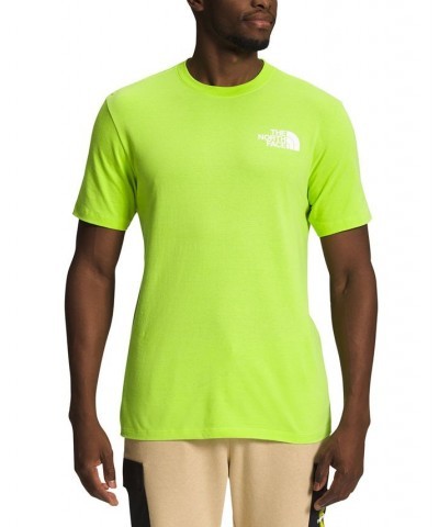 Men's Box Logo Crewneck Short-Sleeve T-Shirt Yellow $20.00 T-Shirts