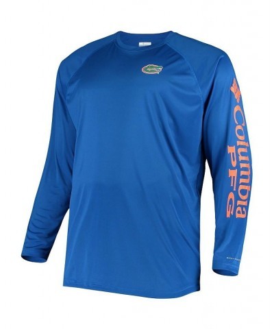 Men's Royal Florida Gators Big and Tall Terminal Tackle Long Sleeve Omni-Shade T-shirt $29.14 T-Shirts