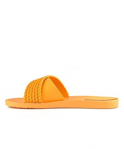 Women's Street II Water-resistant Slide Sandals Orange $14.76 Shoes