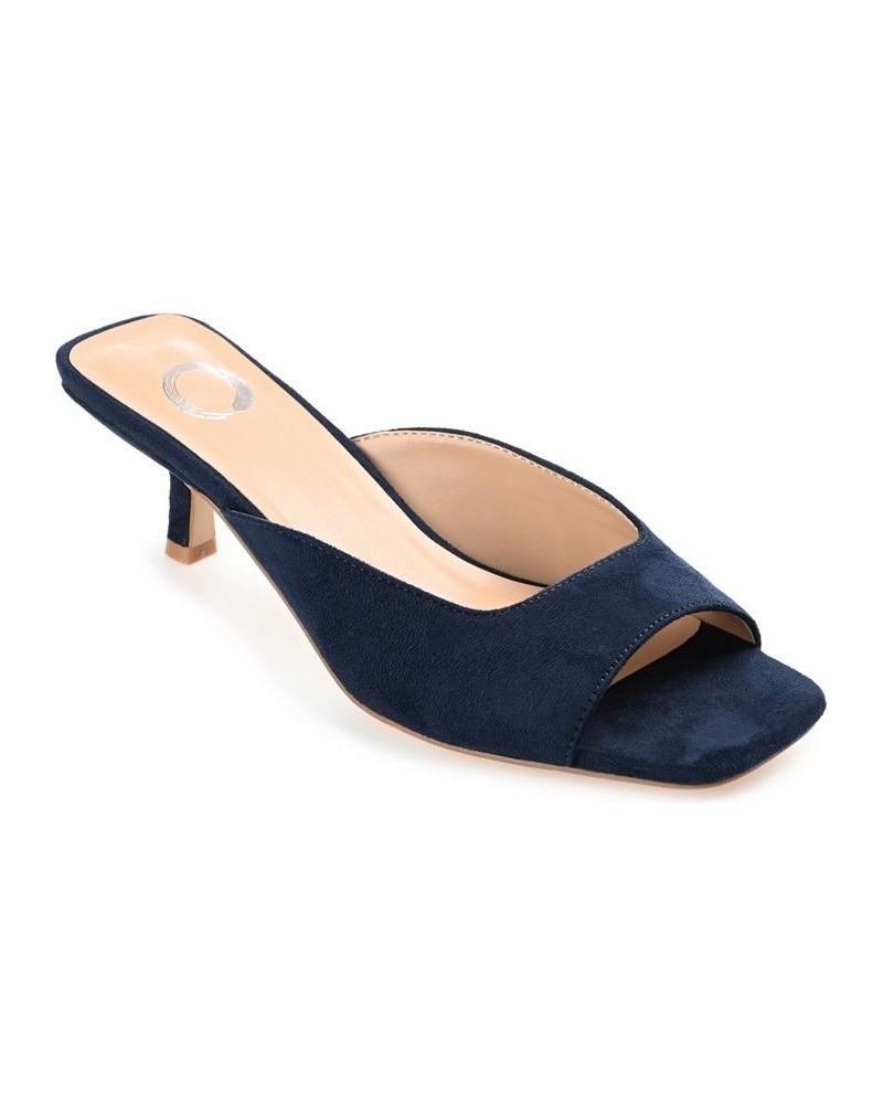 Women's Larna Slip-on Heels PD05 $48.00 Shoes