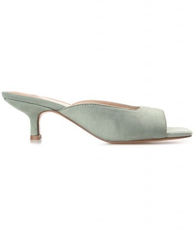 Women's Larna Slip-on Heels PD05 $48.00 Shoes