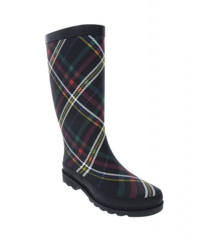 Women's Raffle Tall Rain Boots Multi $34.50 Shoes