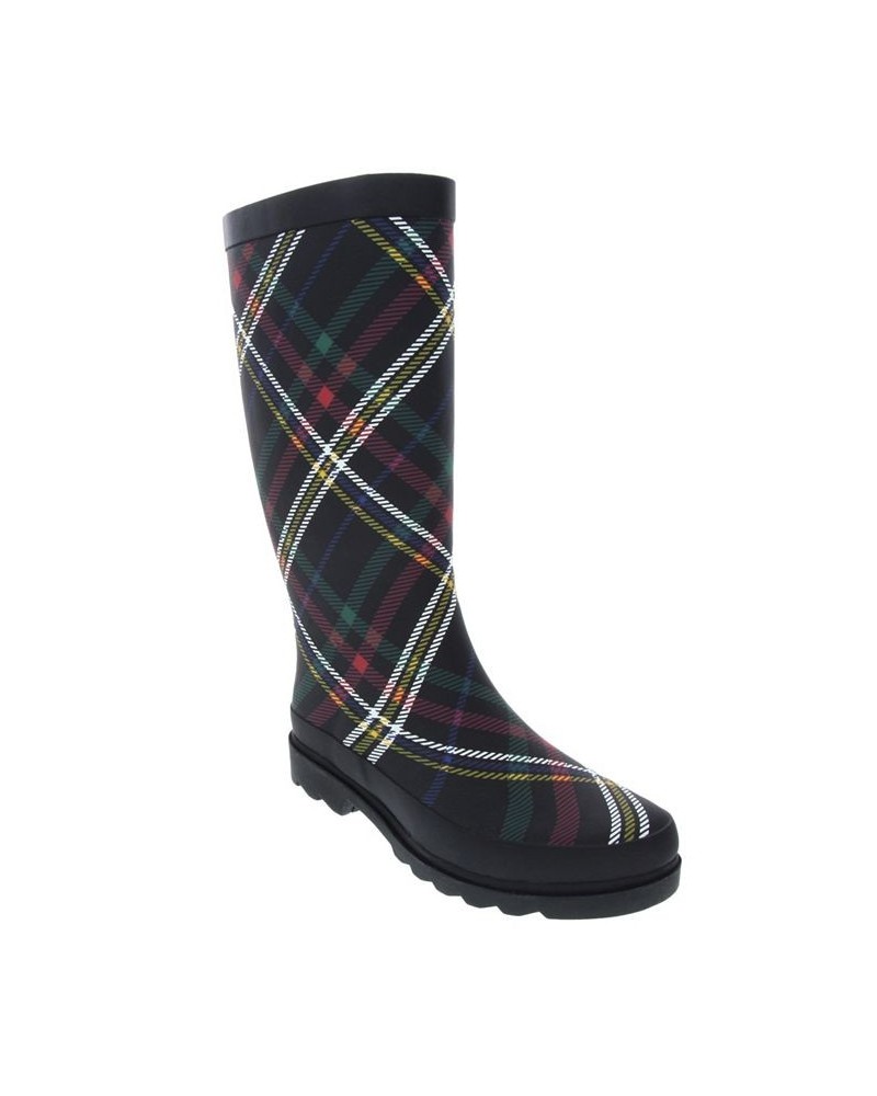 Women's Raffle Tall Rain Boots Multi $34.50 Shoes