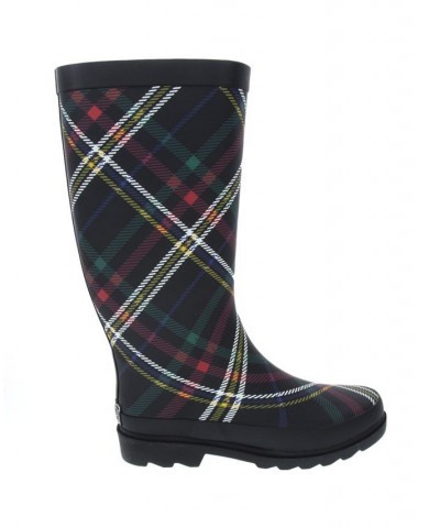 Women's Raffle Tall Rain Boots Multi $34.50 Shoes