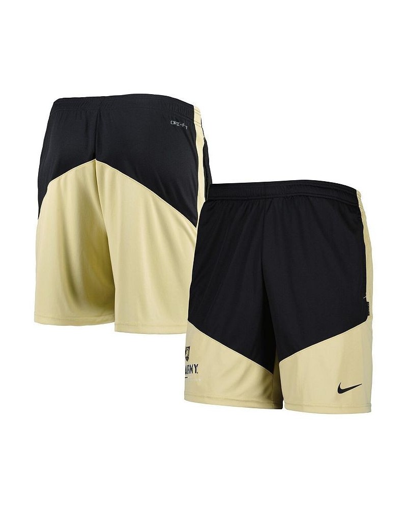 Men's Black and Gold Army Black Knights Performance Player Shorts $28.04 Shorts