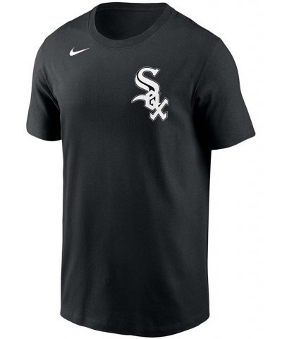 Men's Luis Robert Black Chicago White Sox Name Number T-shirt $20.50 T-Shirts