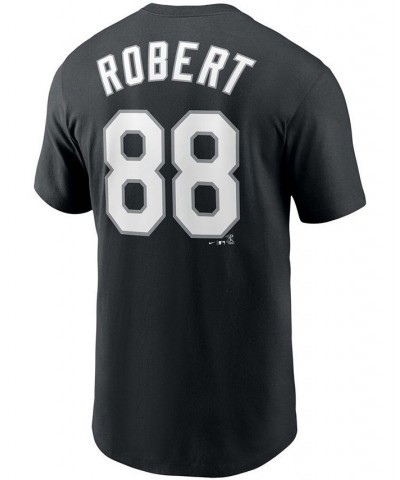 Men's Luis Robert Black Chicago White Sox Name Number T-shirt $20.50 T-Shirts