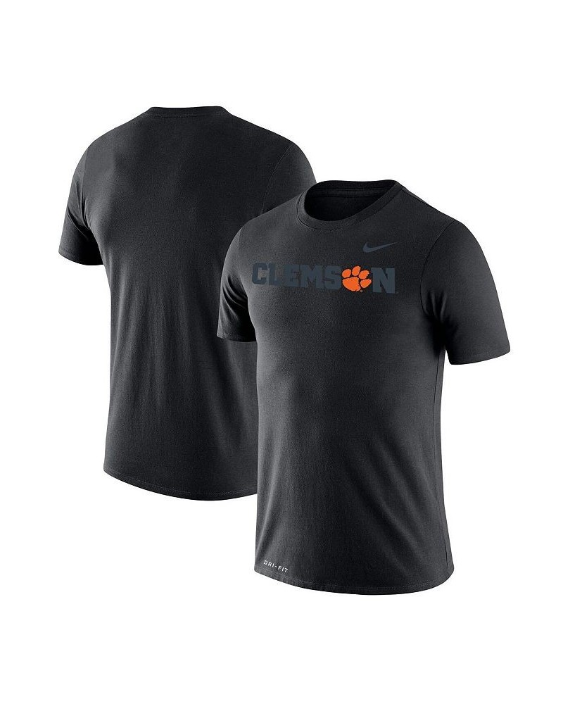 Men's Black Clemson Tigers Big and Tall Legend Performance T-shirt $26.49 T-Shirts