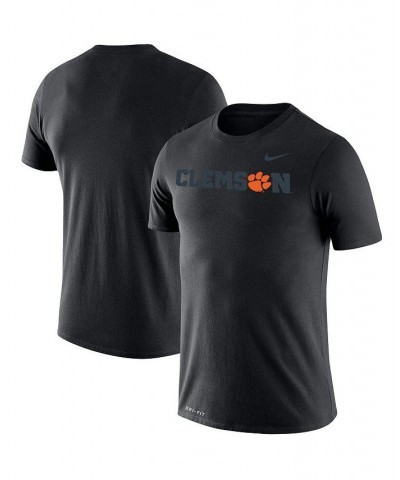 Men's Black Clemson Tigers Big and Tall Legend Performance T-shirt $26.49 T-Shirts