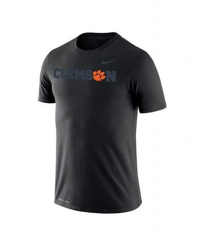 Men's Black Clemson Tigers Big and Tall Legend Performance T-shirt $26.49 T-Shirts