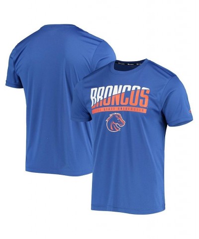 Men's Royal Boise State Broncos Wordmark Slash T-shirt $20.39 T-Shirts