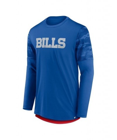 Men's Branded Royal, Red Buffalo Bills Square Off Long Sleeve T-shirt $27.83 T-Shirts