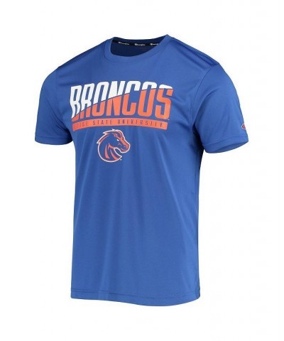 Men's Royal Boise State Broncos Wordmark Slash T-shirt $20.39 T-Shirts