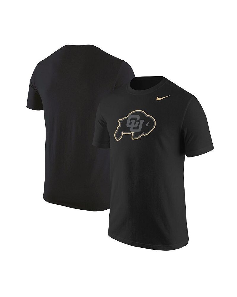 Men's Black Colorado Buffaloes Logo Color Pop T-shirt $26.09 T-Shirts