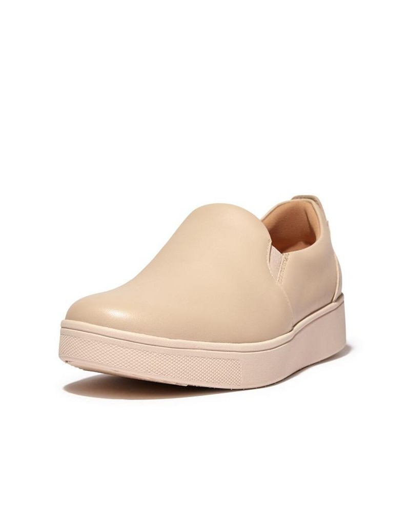 Women's Rally Slip-On Platform Skate Sneakers Tan/Beige $48.00 Shoes