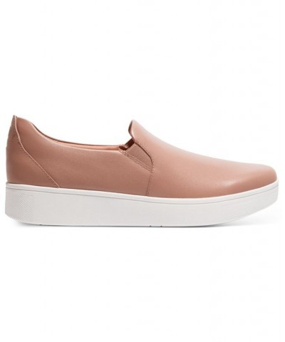 Women's Rally Slip-On Platform Skate Sneakers Tan/Beige $48.00 Shoes