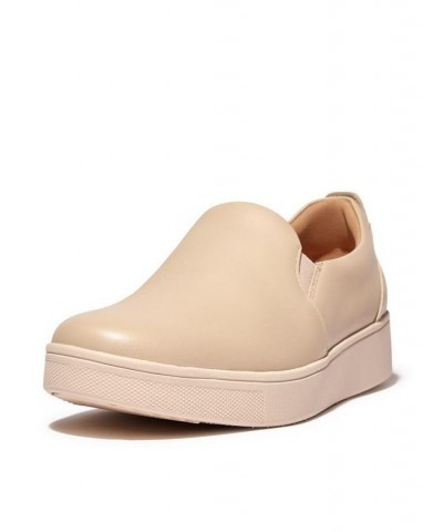 Women's Rally Slip-On Platform Skate Sneakers Tan/Beige $48.00 Shoes