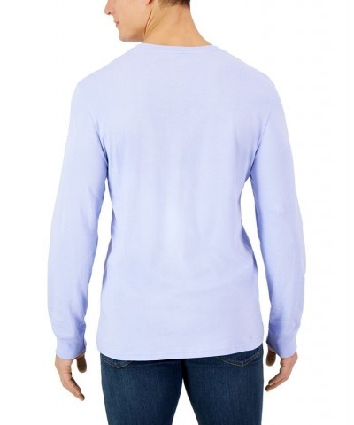 Men's V-Neck Long Sleeve T-Shirt PD04 $16.91 T-Shirts