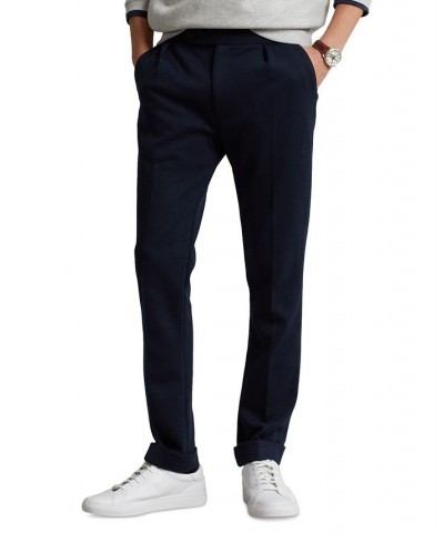 Men's Double-Knit Suit Trousers Blue $50.56 Pants