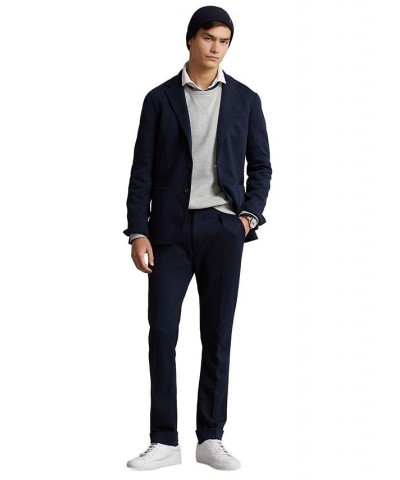 Men's Double-Knit Suit Trousers Blue $50.56 Pants