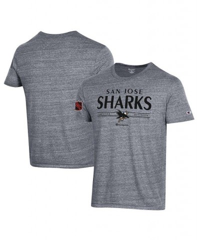 Men's Gray San Jose Sharks Tri-Blend T-shirt $20.00 T-Shirts