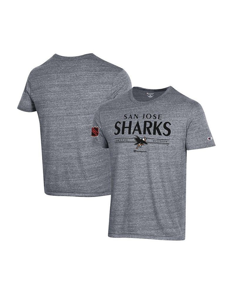 Men's Gray San Jose Sharks Tri-Blend T-shirt $20.00 T-Shirts