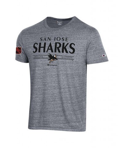 Men's Gray San Jose Sharks Tri-Blend T-shirt $20.00 T-Shirts