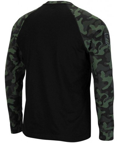 Men's Black Alabama Crimson Tide OHT Military-Inspired Appreciation Camo Raglan Long Sleeve T-shirt $29.49 T-Shirts