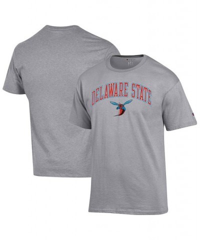 Men's Gray Delaware State Hornets Arch Over Logo T-shirt $10.25 T-Shirts