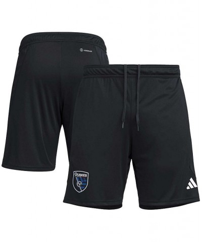 Men's Black San Jose Earthquakes 2023 On-Field AEROREADY Training Shorts $30.59 Shorts