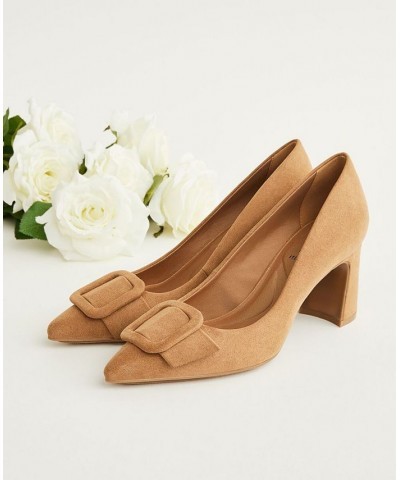 Women's Bentley Buckle Pumps PD04 $46.53 Shoes