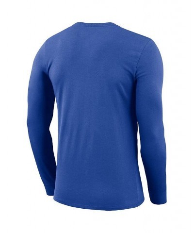 Men's Royal Duke Blue Devils Basketball Drop Legend Long Sleeve Performance T-shirt $24.20 T-Shirts