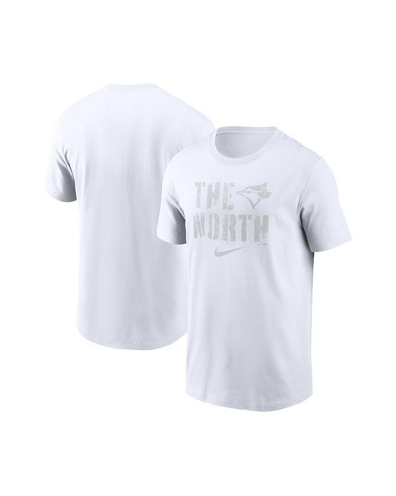 Men's White Toronto Blue Jays The North Local Team T-shirt $23.84 T-Shirts