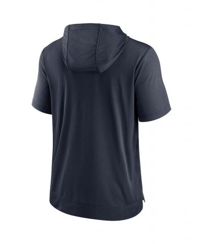 Men's Heather Charcoal, Navy Houston Texans Performance Hoodie T-shirt $37.79 T-Shirts