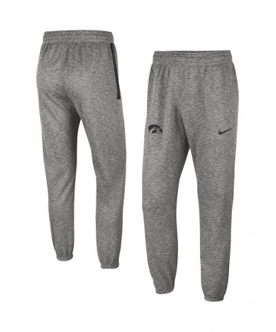 Men's Heather Gray Iowa Hawkeyes Team Logo Spotlight Performance Pants $32.00 Pants