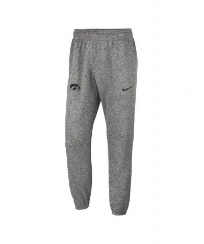 Men's Heather Gray Iowa Hawkeyes Team Logo Spotlight Performance Pants $32.00 Pants